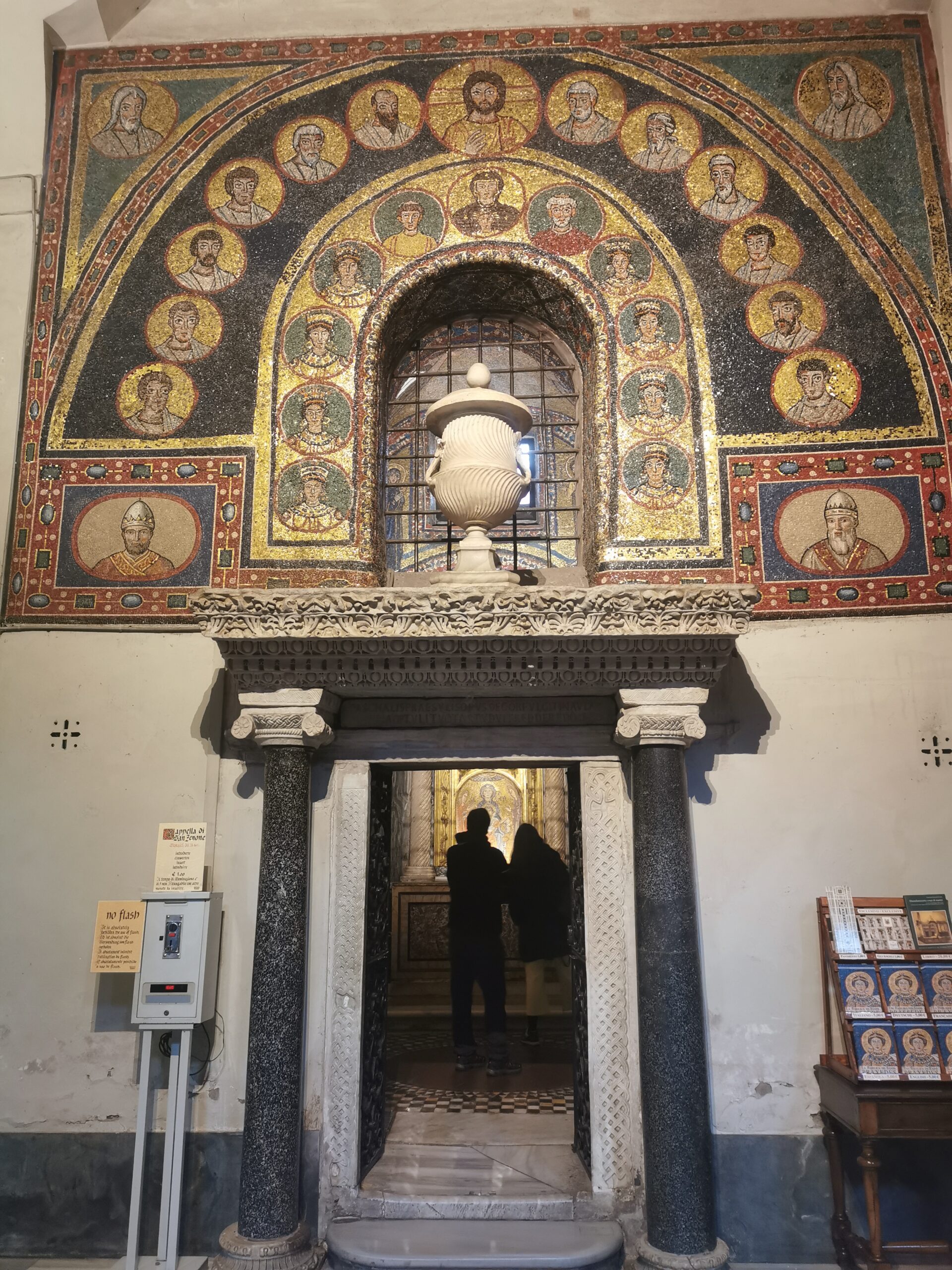 The urn with the bones of St. Valentine